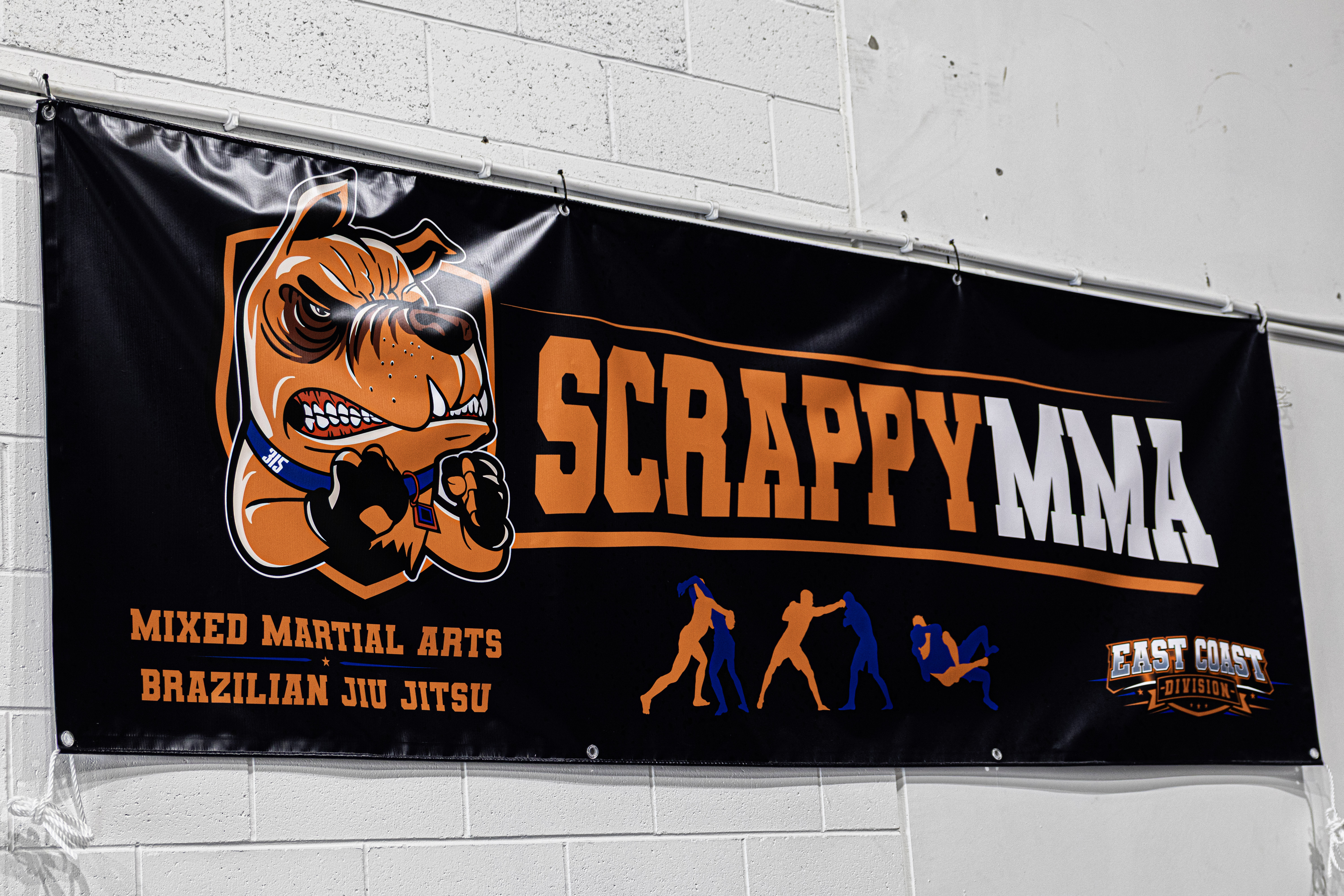 Scrappy MMA training